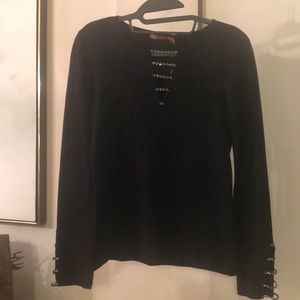 Long sleeve black sweater